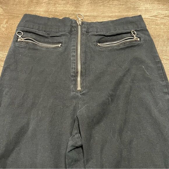 Urban Outfitters Black High Waist Pants Size 2 - Picture 4 of 10